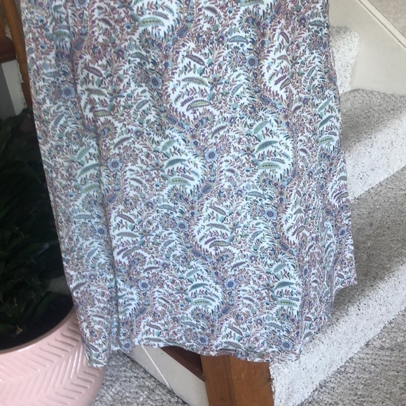 Maxou Vintage Cotton Boho Paisley Midi Skirt - Picture 3 of 10